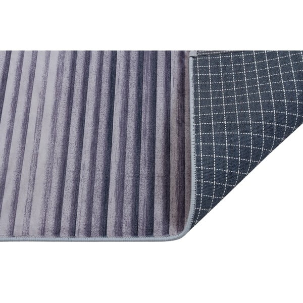 Сив миещ се килим 160x100 cm - Vitaus-image-2