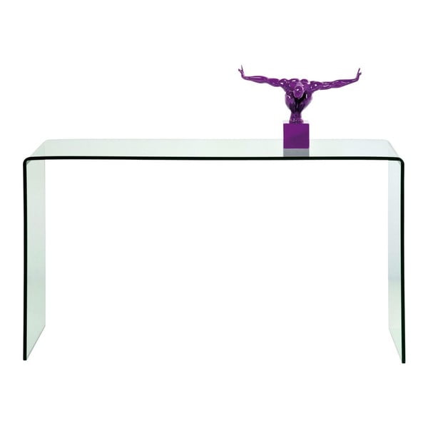 Skleněný konzolový stolek Kare Design Clear Club