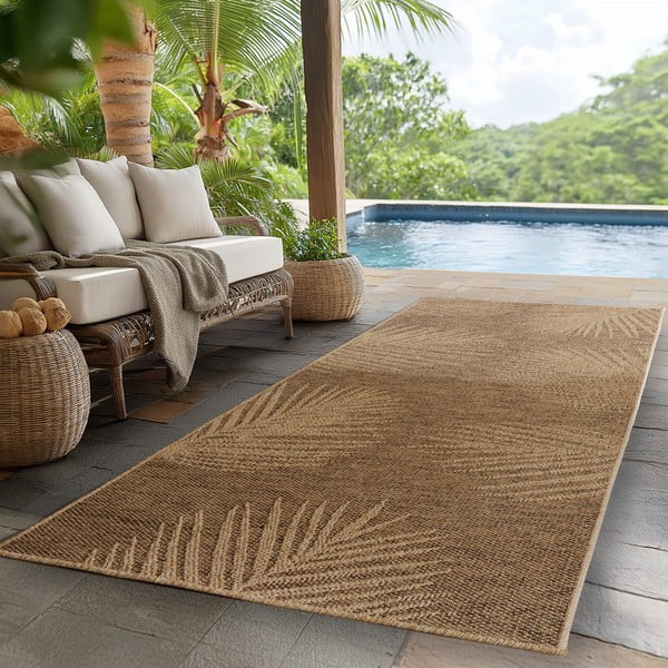 Кафява пътека за открито и закрито 80x250 cm Timber 1403 – Ayyildiz Carpets-image-1