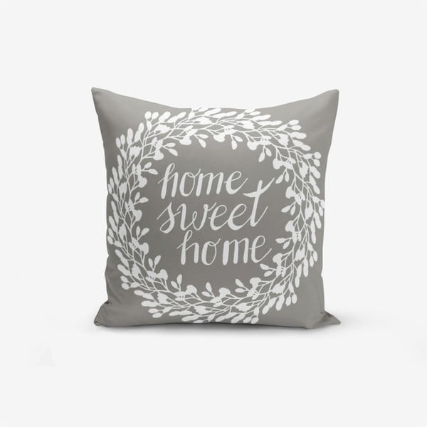 Калъфка за възглавница Sweet Home от памучна смес, 45 x 45 cm - Minimalist Cushion Covers