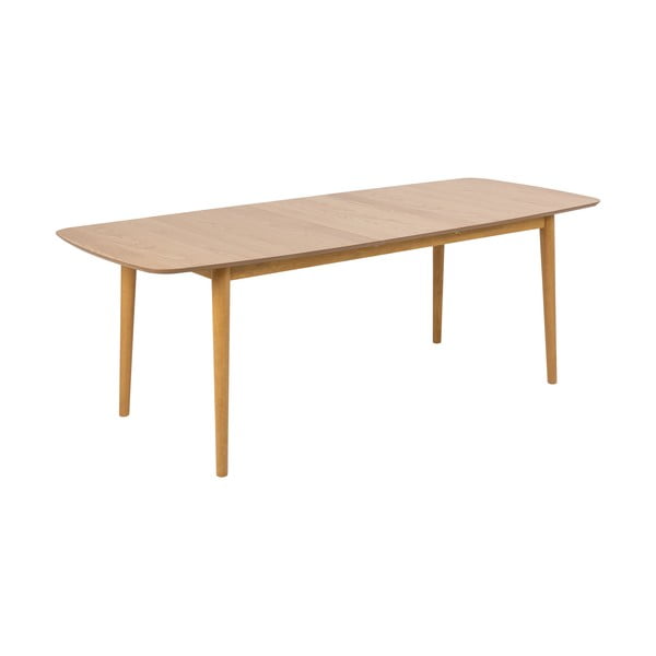 Сгъваема маса за хранене с дъбов плот 180x90 cm Montreux - Actona-image-4