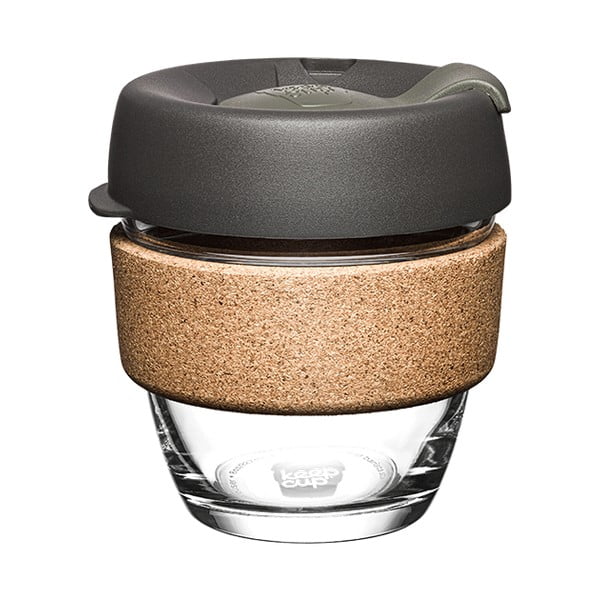 Черно-кафява чаша за път 227 ml Brew Cork Nitro S - KeepCup