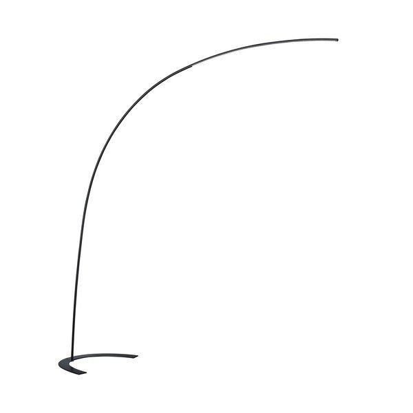 Тъмнокафява LED затъмняваща се подова лампа (височина 210 cm) Shanghai – Trio