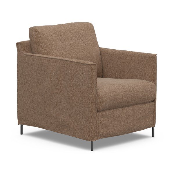 Кафяв фотьойл Petito - Furninova-image-2