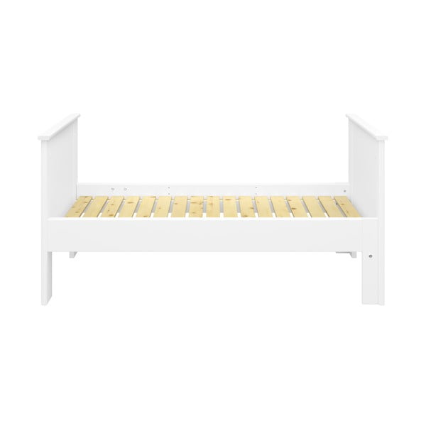 Детско легло в бял цвят с възможност за удължаване 90x140/180/200 cm Alba – Tvilum
