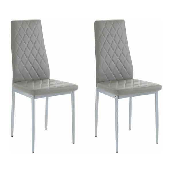 Sada 2 šedých židlí Støraa Barak