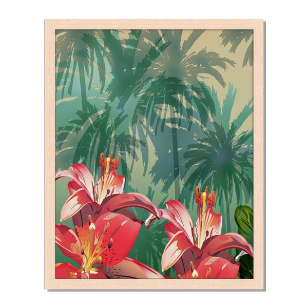 Obraz v rámu Liv Corday Provence Irises, 40 x 50 cm