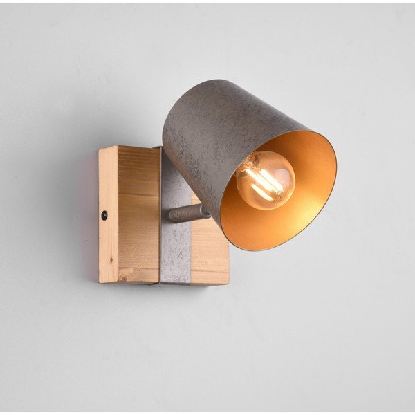 Прожектор в тъмносив и естествен цвят Bell – Trio-image-2