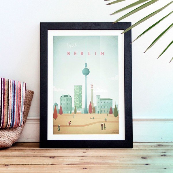 Плакат , 50 x 70 cm Berlin - Travelposter-image-1