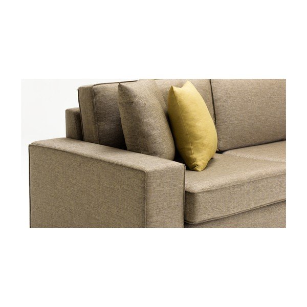 Кафяв триместен диван Doty - Balcab Home-image-2