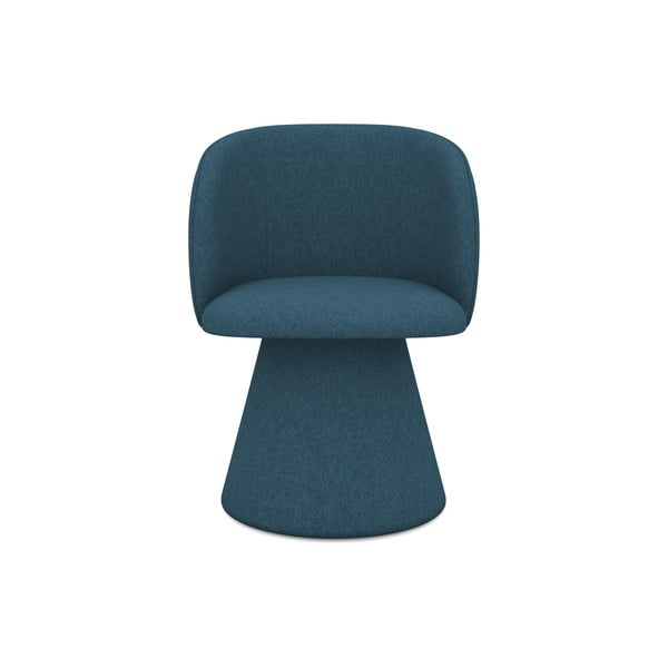 Син тапициран трапезен стол Maia – Makamii-image-1