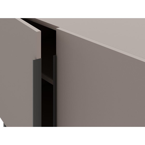 Сиво-бежова маса за телевизор 140x55 cm Titan – Marckeric-image-1