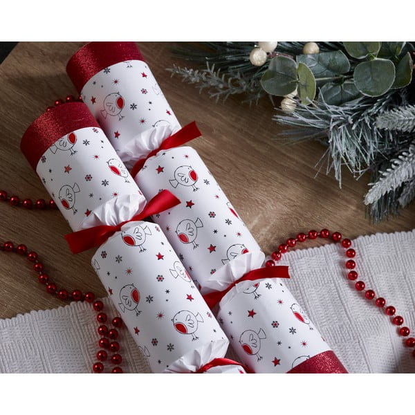 Коледни крекери в комплект от 6 бр. Racing Robin – Robin Reed-image-1