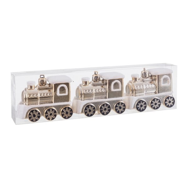 Коледни украси в комплект от 3 бр. 6 cm Train – Casa Selección