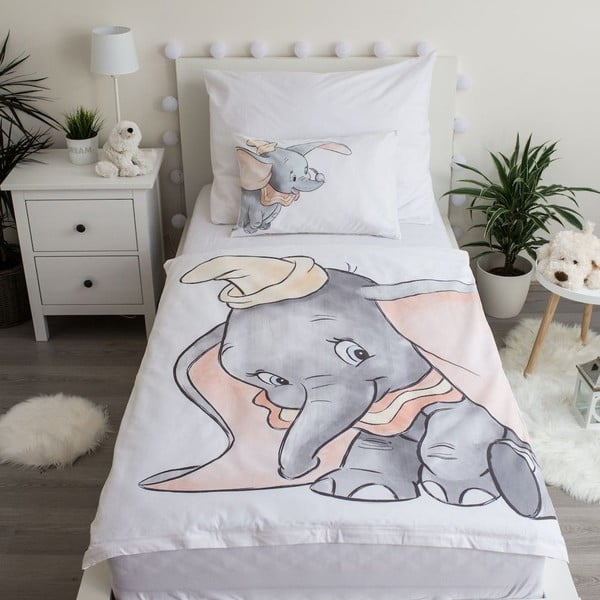 Памучно спално бельо за детско легло 100x135 cm Dumbo - Jerry Fabrics-image-1