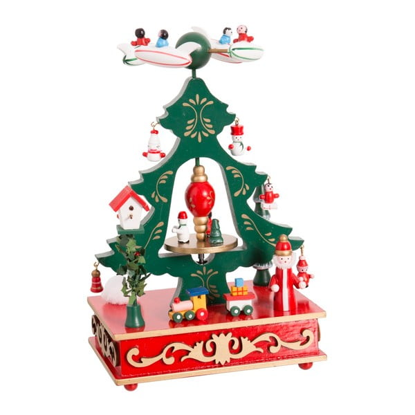 Дървена музикална играчка (височина 24 cm) Christmas Tree – Casa Selección
