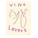 Постер 50x70 cm Vino Lovers – Ruby Hughes – The Poster Club