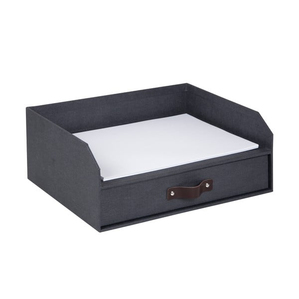 Картонен органайзер за докумнети с чекмедже Walter – Bigso Box of Sweden-image-2