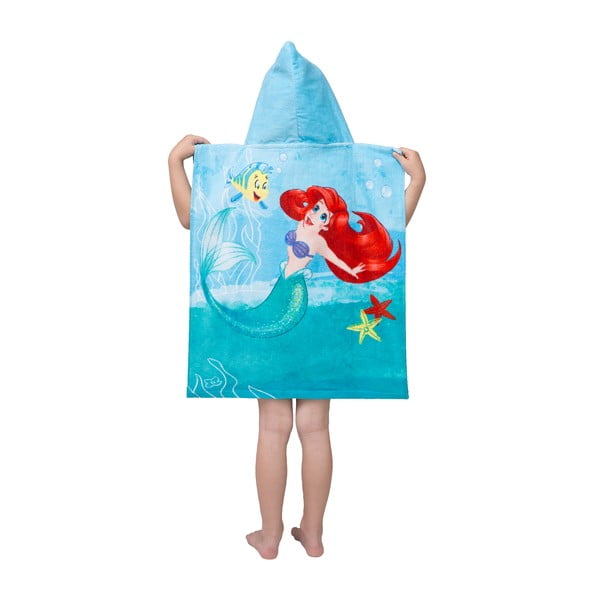 Тюркоазен хавлиен детски халат Ariel Friends - Jerry Fabrics-image-2
