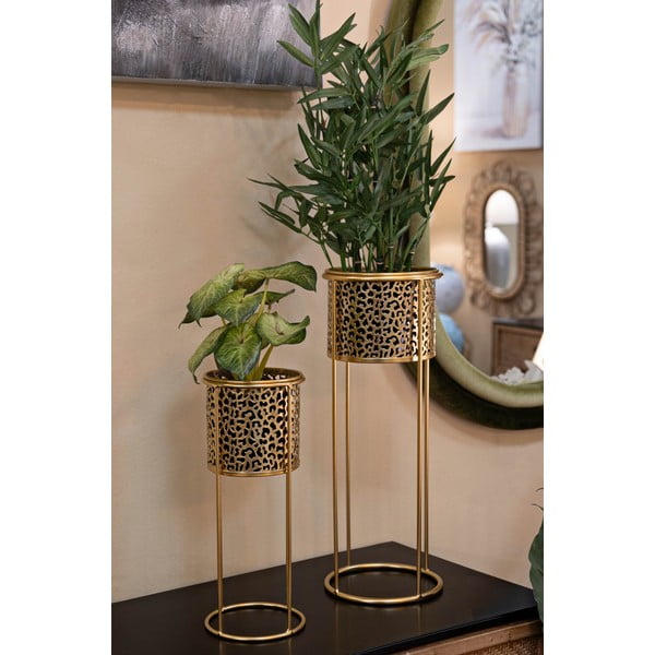 Метални стойки за цветя 2 бр. ø 17 cm (височина 46 cm) Nat – Mauro Ferretti-image-1