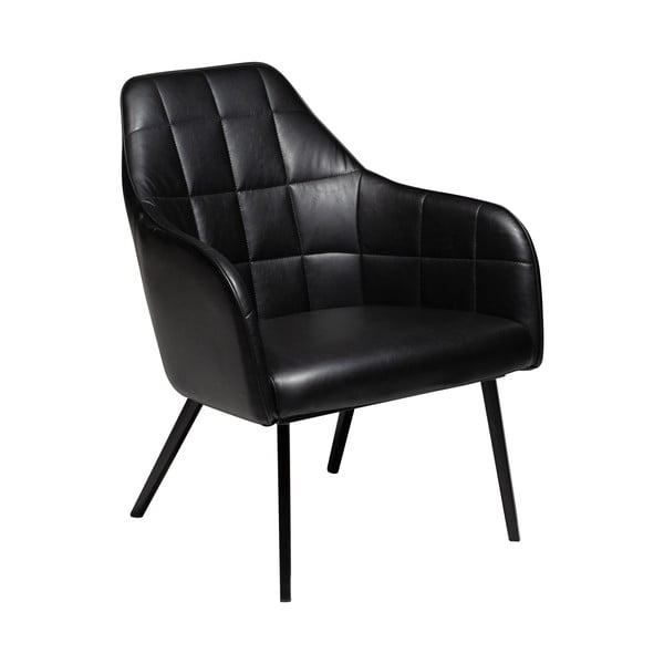 Черно кресло от изкуствена кожа DAN-FORM Дания Embrace Embrance - DAN-FORM Denmark