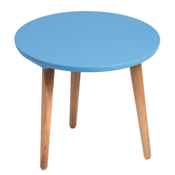 Modrý stůl D2 Bergen, 45 cm