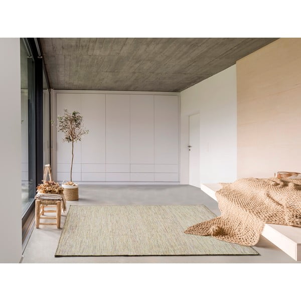 Бежов вълнен килим Kiran Liso, 160 x 230 cm - Universal-image-1