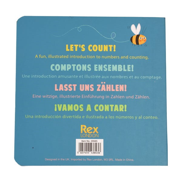 Интерактивна играчка First Numbers Book Animals – Rex London-image-4