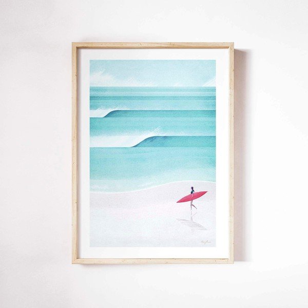 Плакат 30x40 cm Surf Girl IV - Travelposter-image-2