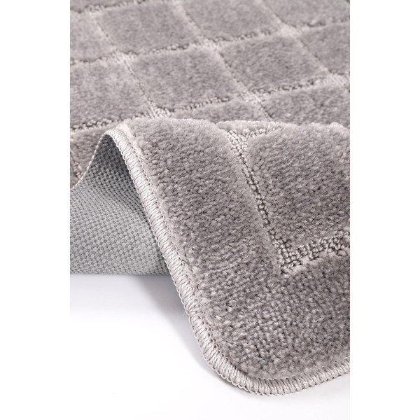 Сиви килими за баня в комплект 2 бр. 50x80 cm Kareli – Foutastic-image-3