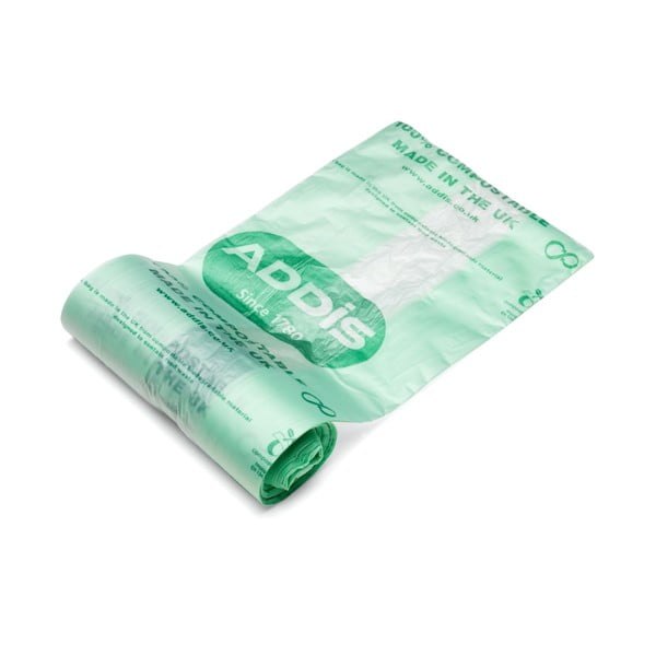 Компостируеми торбички за боклук 20 бр. 7 л - Addis-image-3