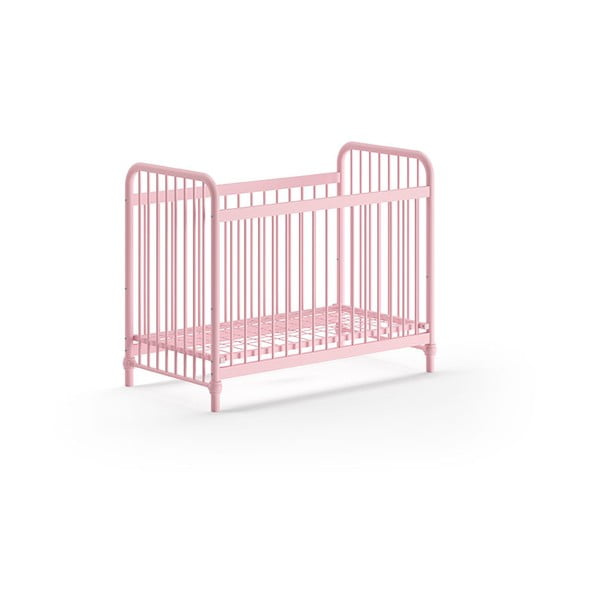 Розово метално детско легло 60x120 cm BRONXX - Vipack