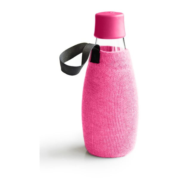 Розов капак за стъклена бутилка , 500 ml - ReTap