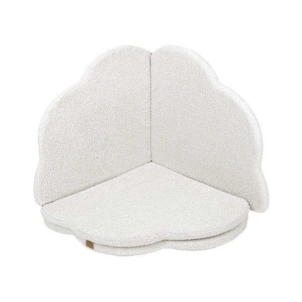 Бяло детско килимче за игра 160x160 cm – Meowbaby-image-1