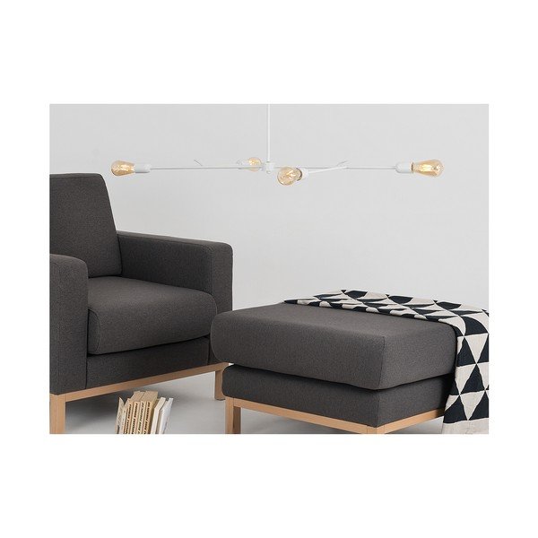 Бяла висяща лампа Quadro Triso - CustomForm-image-3
