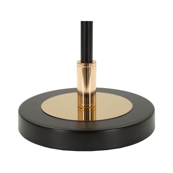 Бяла/черна настолна лампа със стъклен абажур (височина 46 cm) Vintage – Mauro Ferretti-image-3