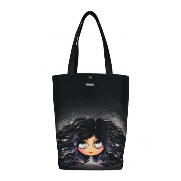 Черна чанта за пазаруване No.246 - Dara bags