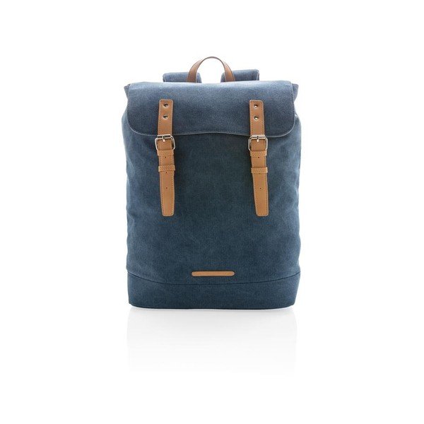 Синя платнена раница за лаптоп 15,6'' Collection , 19 л - XD Design-image-1