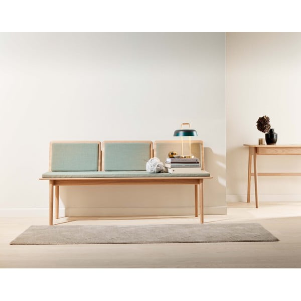 Светлозелена вълнена пейка Elba - Hammel Furniture-image-1