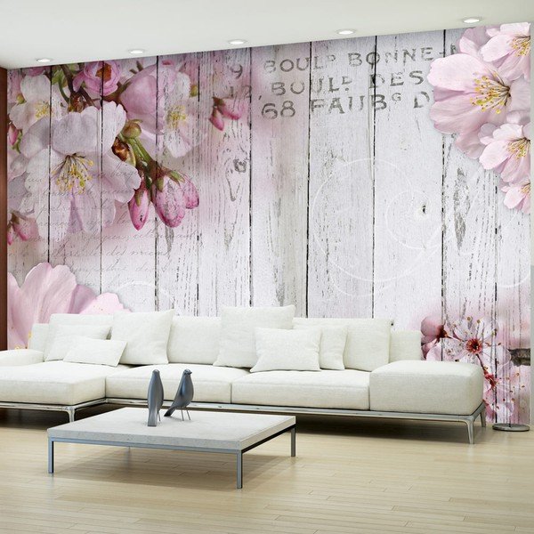 Широкоформатен тапет Bimago , 400 x 280 cm Apple Blossoms - Artgeist-image-1