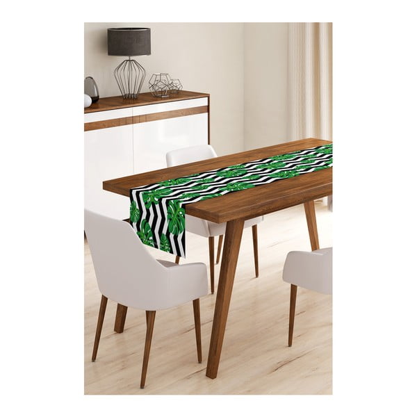 Плъзгач за маса от микрофибър Jungle Stripes, 45 x 145 cm - Minimalist Cushion Covers