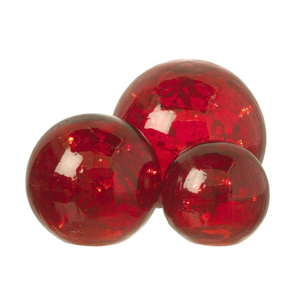 Комплект от 3 декоративни светещи топки - Parlane
