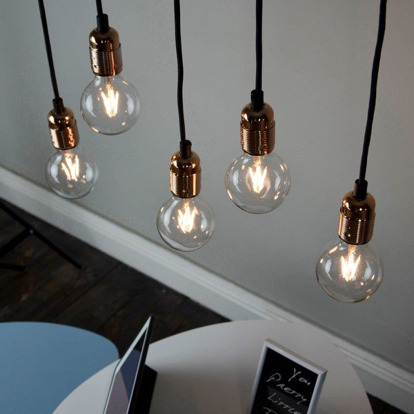 Петраменна висяща лампа с детайли в цвят на мед Uno - Sotto Luce-image-2