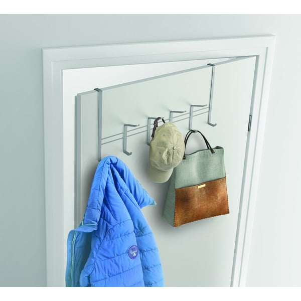 Метална закачалка за врата в сребристо 45 cm - Metaltex-image-1