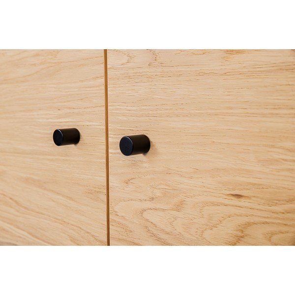 Черна етажерка в дъб 90x180 cm Jungend - Woodman-image-1