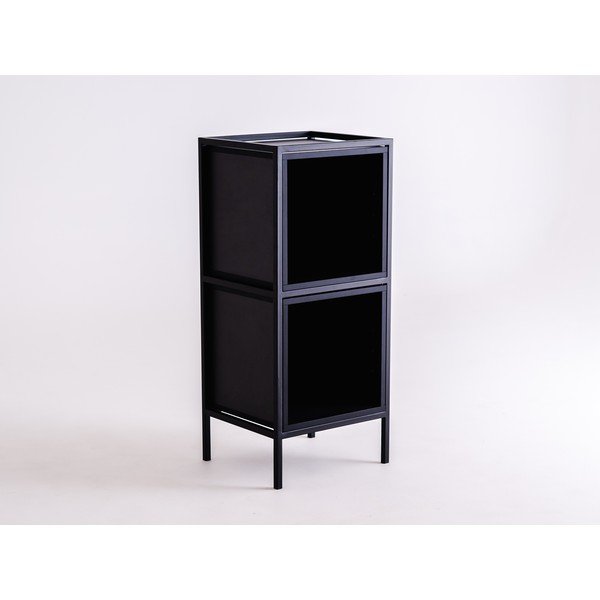 Черна етажерка 45x102 cm Skap - CustomForm-image-3