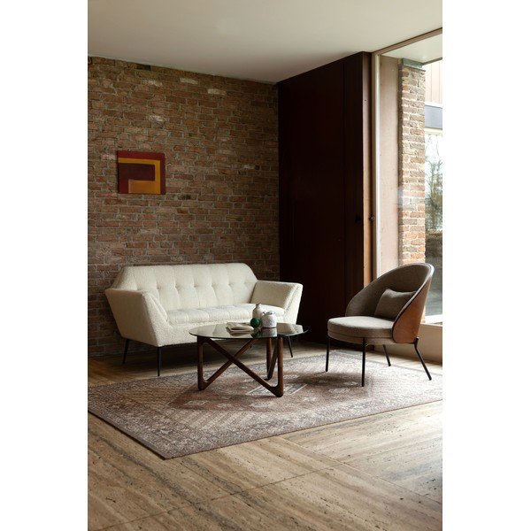 Кремав диван от букле 150 cm Kate – Dutchbone-image-1