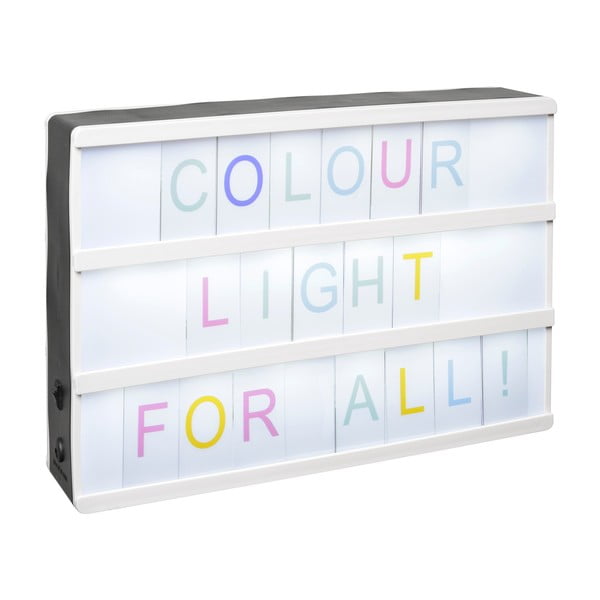 Комплект цветни букви за светлинна кутия - Le Studio