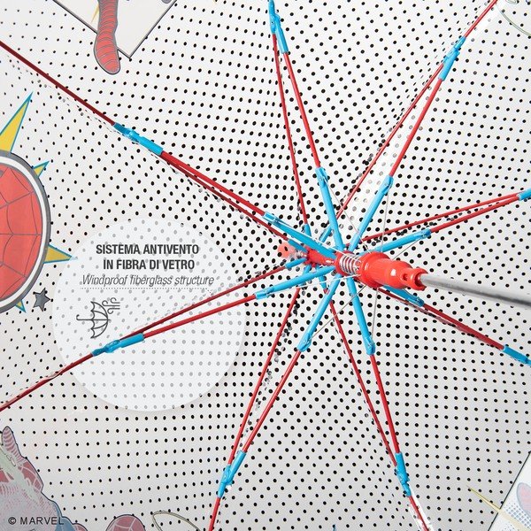 Прозрачен ветроустойчив детски чадър Spiderman Marvel, ⌀ 74 cm - Ambiance-image-1