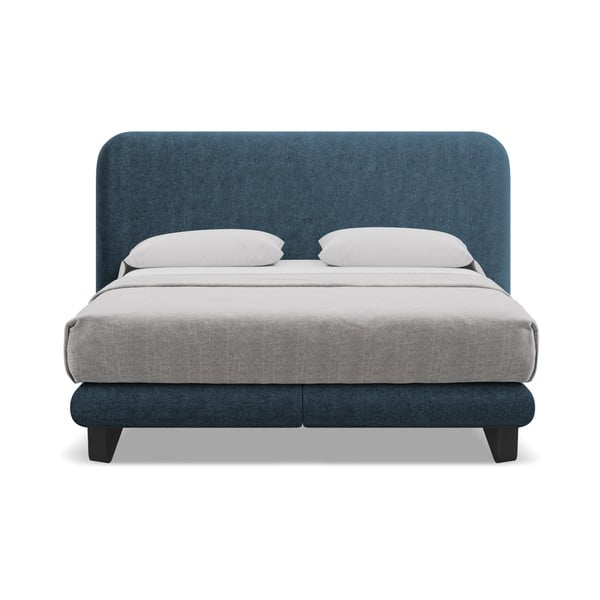 Синьо  боксспринг легло 140x200 cm Ilima – Makamii-image-2